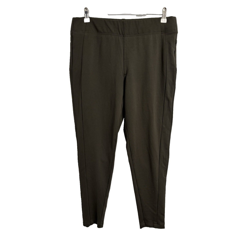 CJ Banks Signature Slimming Women's X Green Ankle Pants Leggings Everyday Basic